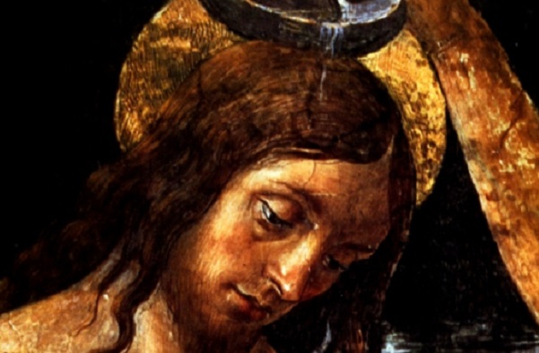 Isusovo krštenje, detalj - Pietro Perugino