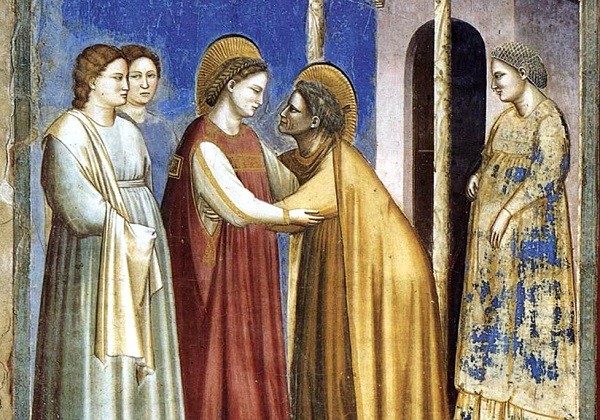 Giotto, Susret Marije i Elizabete