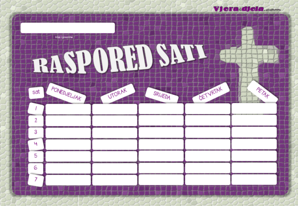 Raspored sati