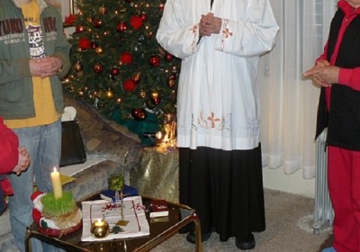 Blagoslov kuća i obitelji u božićnom vremenu