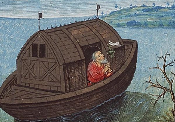 Egidij Roya, Noa pušta golubicu iz korablje