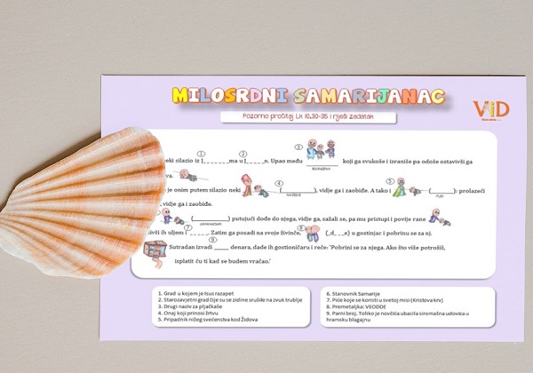 Prispodoba o Milosrdnom Samarijancu [radni list]