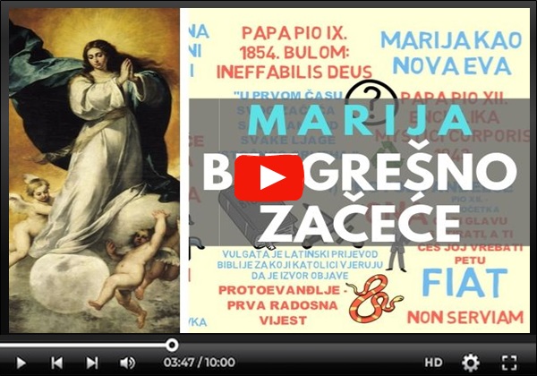Bezgrješno začeće Blažene Djevice Marije [video]