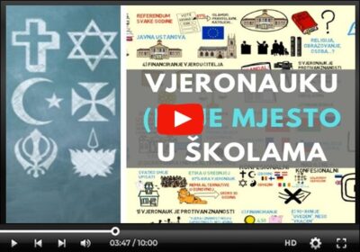 Vjeronauku (ni)je mjesto u školi [video]