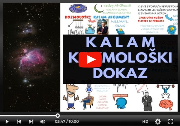 Kalam kozmološki dokaz [video]