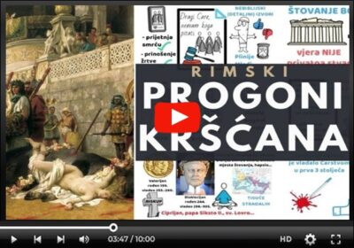 Rimski progoni kršćana (progoni Crkve u prva tri stoljeća) [video]