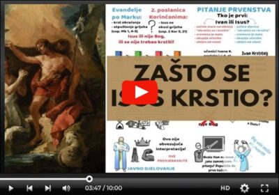Zašto se Isus krstio? [video]