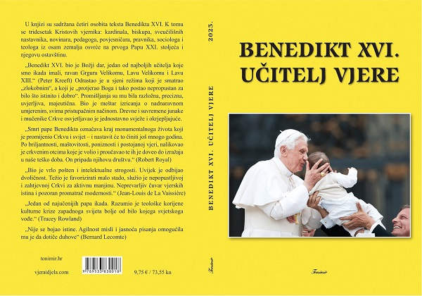 Objavljena knjiga “Benedikt XVI. učitelj vjere”